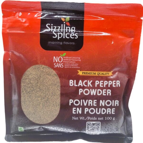 black pepper powder sizzling spices 100g
